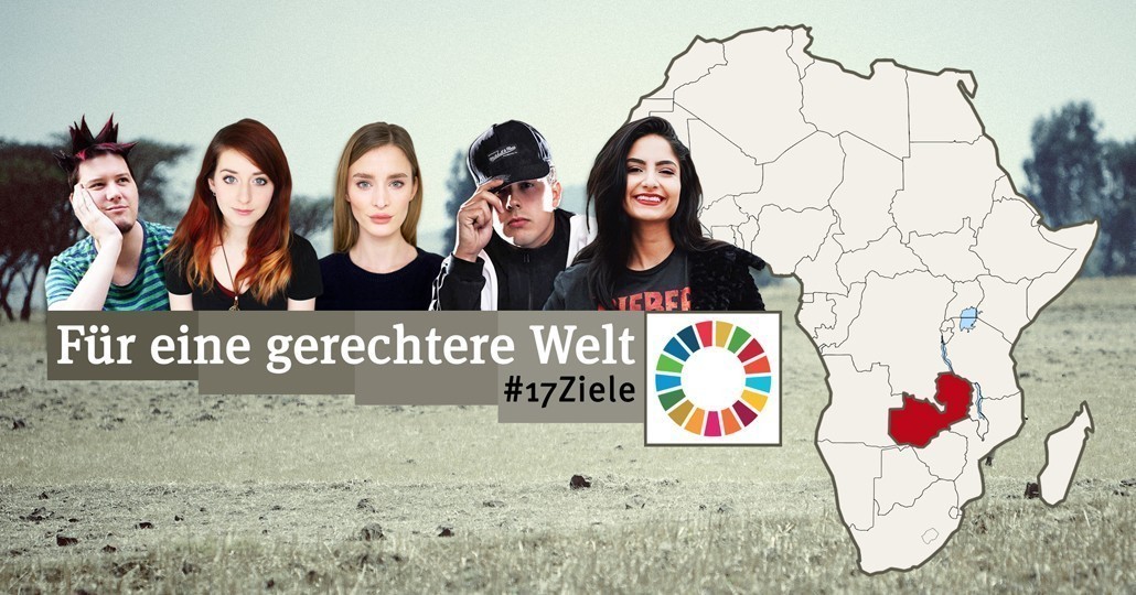 Projekt-Reise von GEMEINSAM FÜR AFRIKA nach Sambia mit fünf YouTubern._©GEMEINSAM FÜR AFRIKA