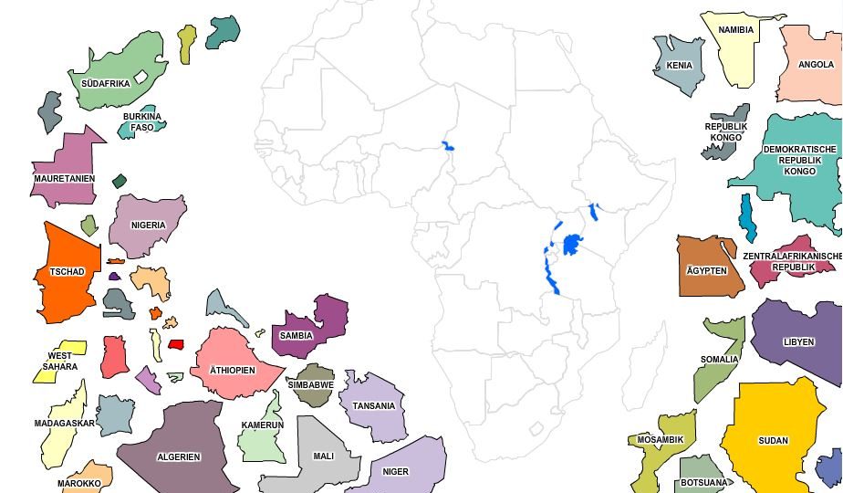 Afrika Puzzle Zu Den Landern Afrikas Gemeinsam Fur Afrika