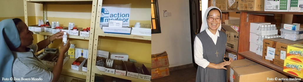 Unsere Mitgliedsorganisationen action medeor und Don Bosco Mondo liefern Medikamente in die betroffenen Regionen. 